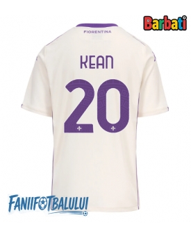 Fiorentina Moise Kean #20 Tricou Fotbal Replică 2025-26 Barbati Deplasare